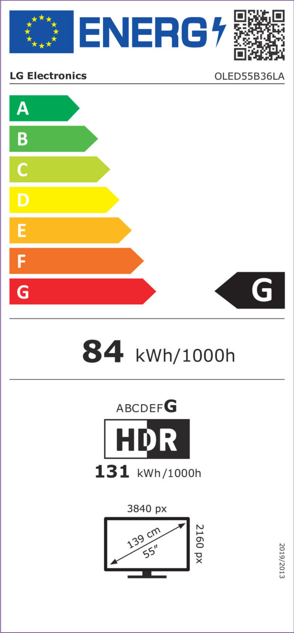 TV LG 55 OLED55B36LA SMARTV 4K CLASSE G - Image 2