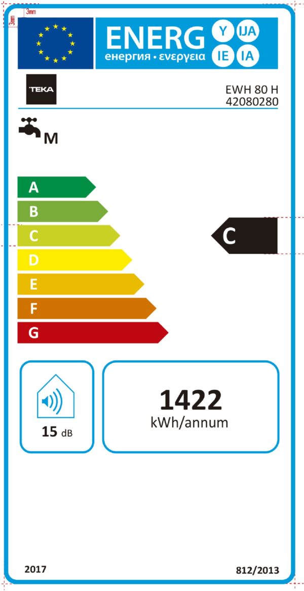 TERMOACUMULADOR TEKA EWH80H 1500W 5 BARES 80 LITROS - Image 2