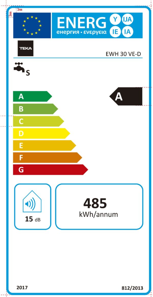 TERMOACUMULADOR TEKA EWH30VED 30 LITROS CLASSE A 1500W - Image 2