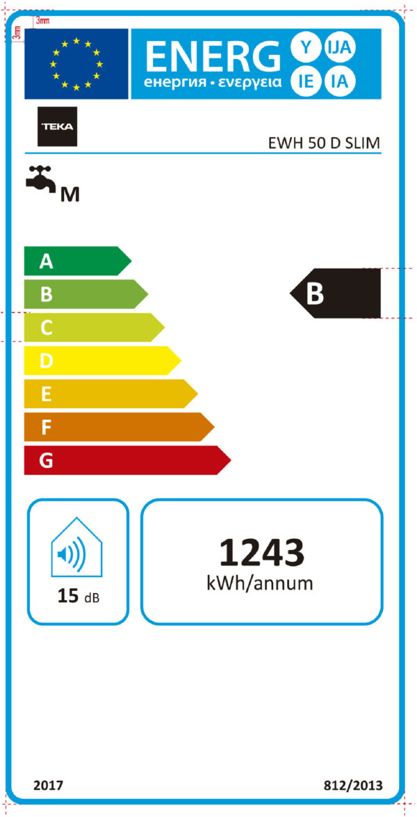 TERMOACUMULADOR TEKA EWH80DSLIM 74 LITROS 2000W CLASSE B - Image 2