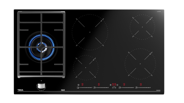 PLACA INDUCAO TEKA JZC95314ABNBK 90CM 4 ZONAS INDUÇÃO 1 GAS 7200W - Image 3