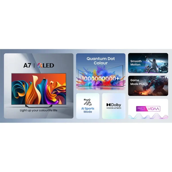 TV LED 65 HISENSE 65A7NQ SMARTV 4K - Image 2
