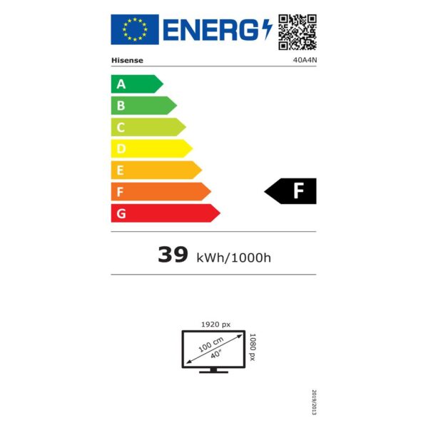 TV LED 40 HISENSE 40A4N FULLHD SMARTV 102CM - Image 3