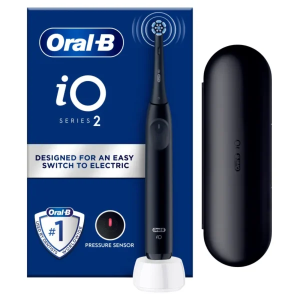 ESCOVA DENTES ORALB IO2 PRETO