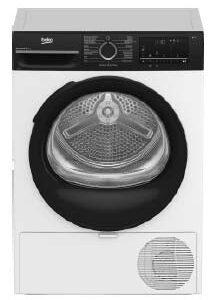 Maquina secar roupa Beko BM3T48249W 8kg bomba calor classe C