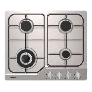 PLACA GAS CONFORTEC CFH6401GX INOX QUEIMADOR DUPLO